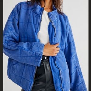 free people dolman quilted jacket